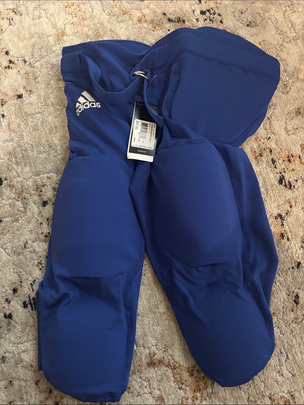 adidas Kids Royal Blue Padded Training Pants